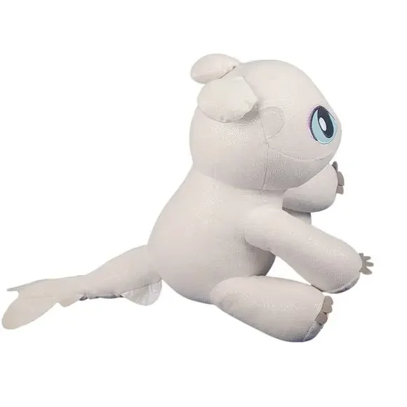 Build A Bear How To Train Your Dragon Light Fury 14" Plush White 2017 - Picture 3 of 6